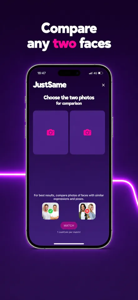 Choose the two photos to compare